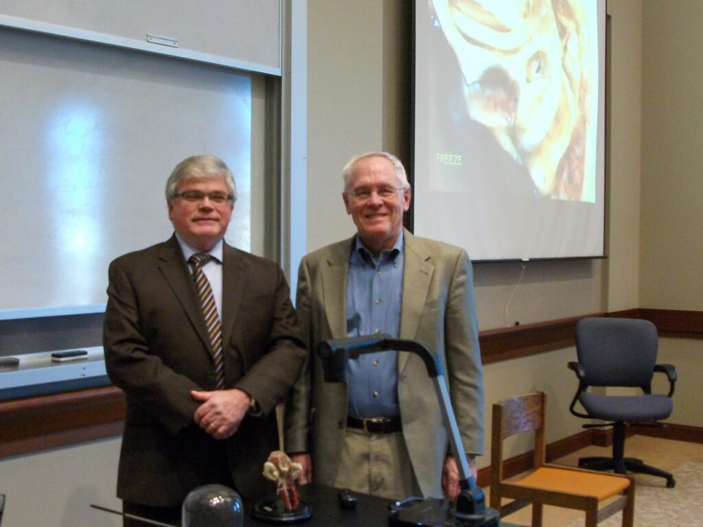 Photo of Jim Seeser with Bill Clark