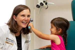 photo fo Kate Dunsky with patient