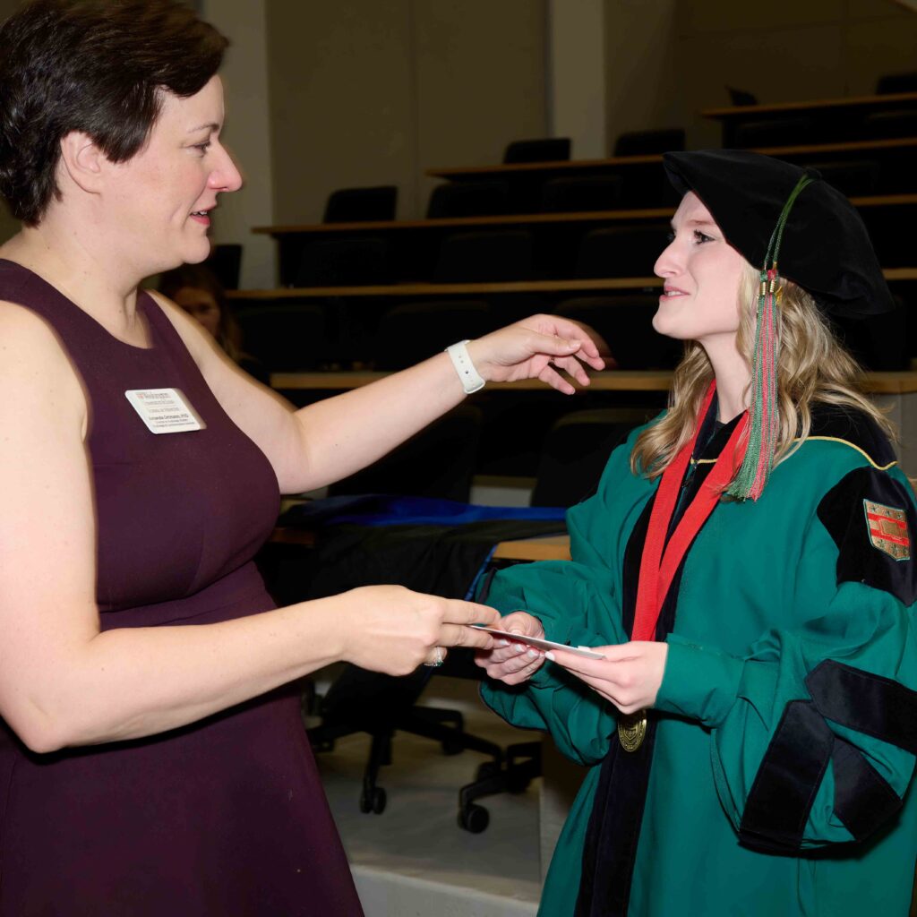 photo of Madelyn Birkelbach and Amanda Ortmann, PhD