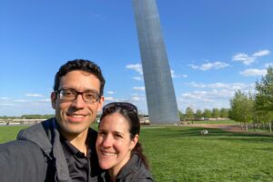 photo of Alex Harbison, MD, and wife Katie