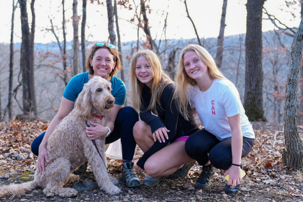 photo of Ogden with daughters