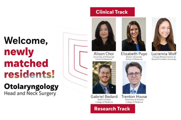WashU Med Otolaryngology welcomes five new interns