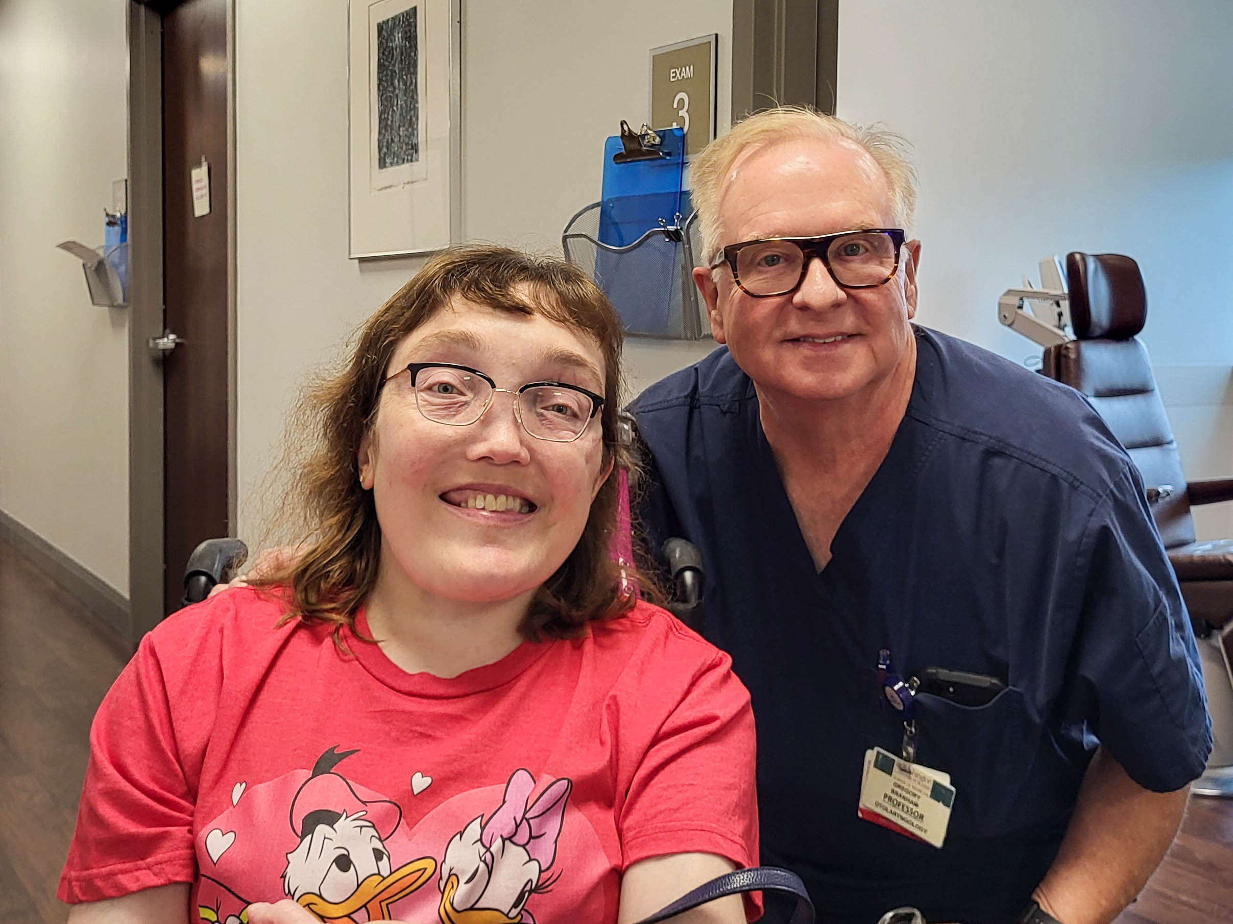 Patience pays off for facial implant recipient