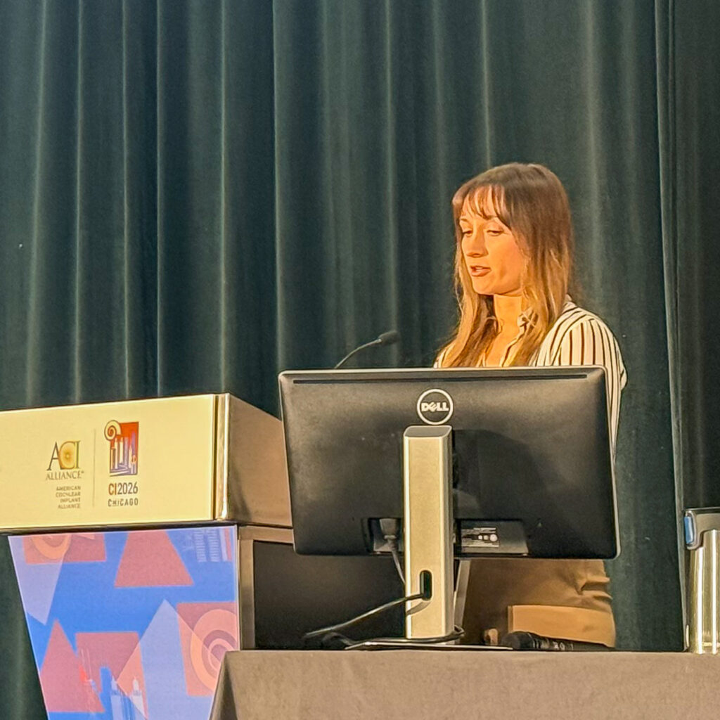 photo of Shannon Lefler presenting at ACIA