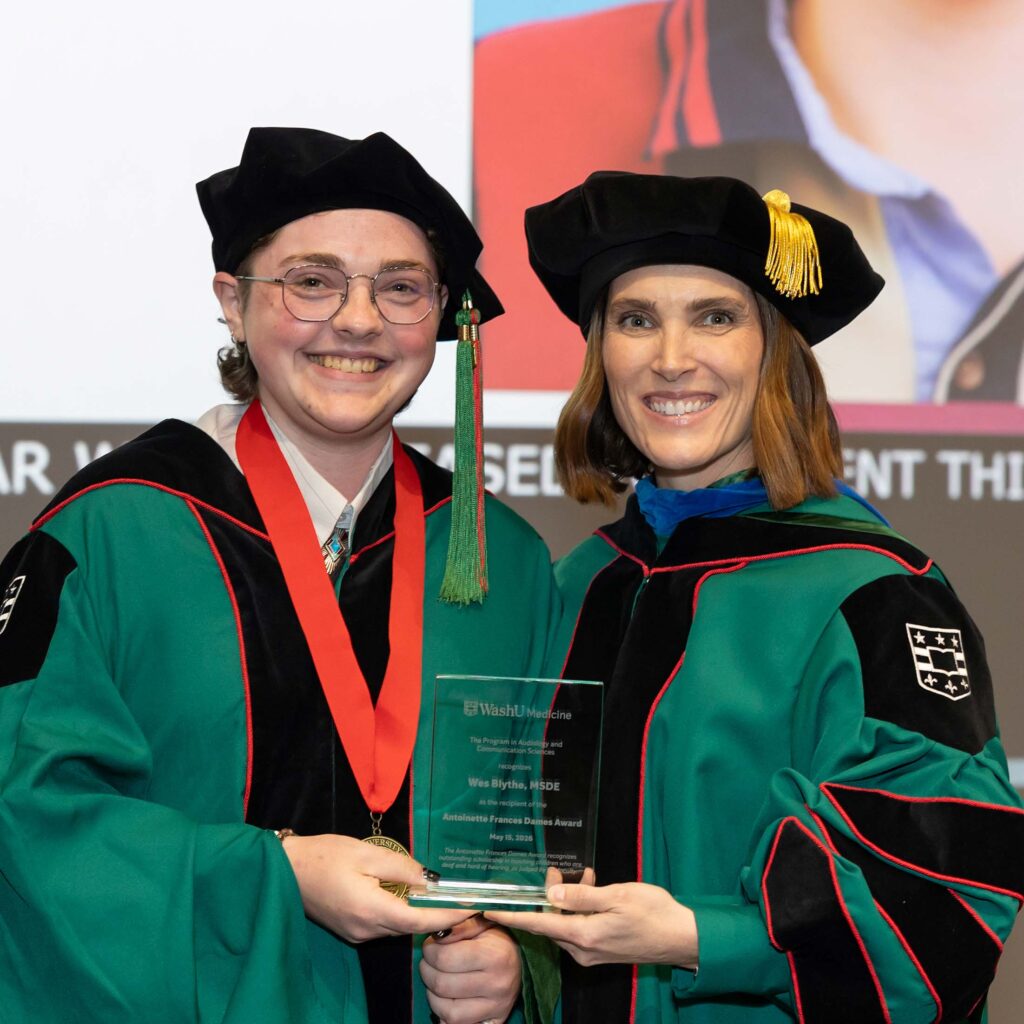 photo of Wes Blythe receiving award