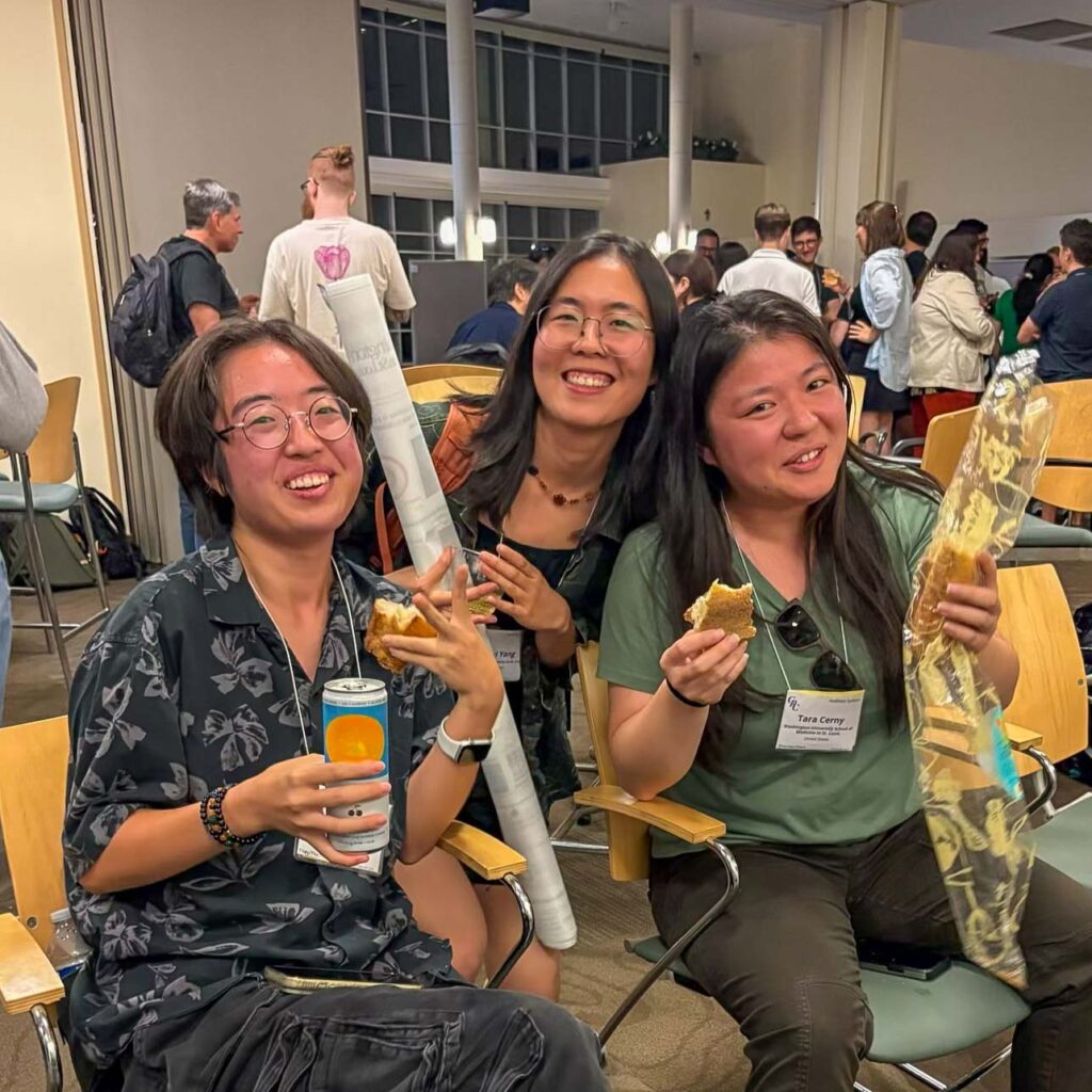 photo of students at conference