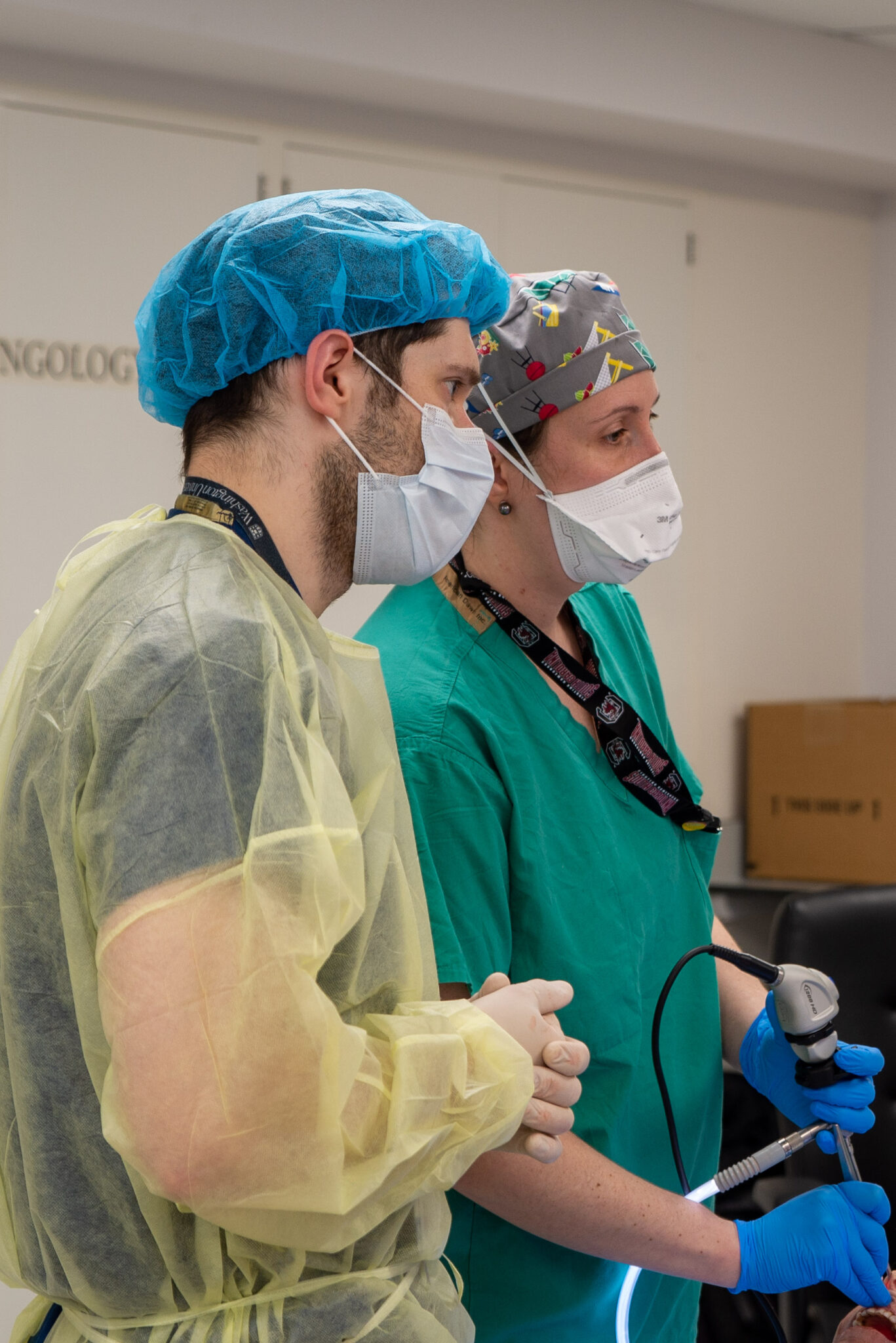 Residents expand endoscopic surgery skills in simulation lab