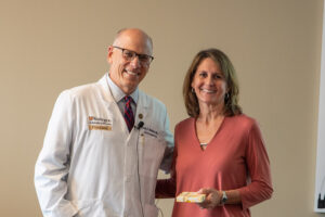 phto of Dr. Buchman and Patty Tampow