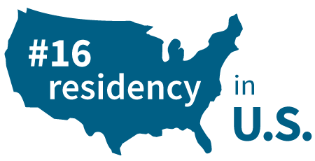 number 16 residency in the us graphic