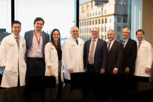 photo of Haynes with neurotologists